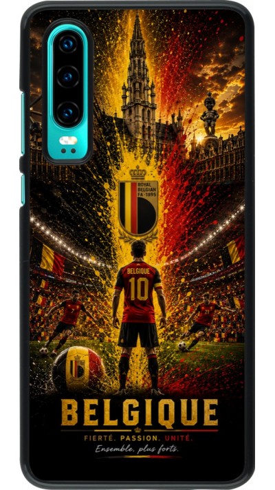 Huawei P30 Case Hülle - Fussball Belgien splash 2026