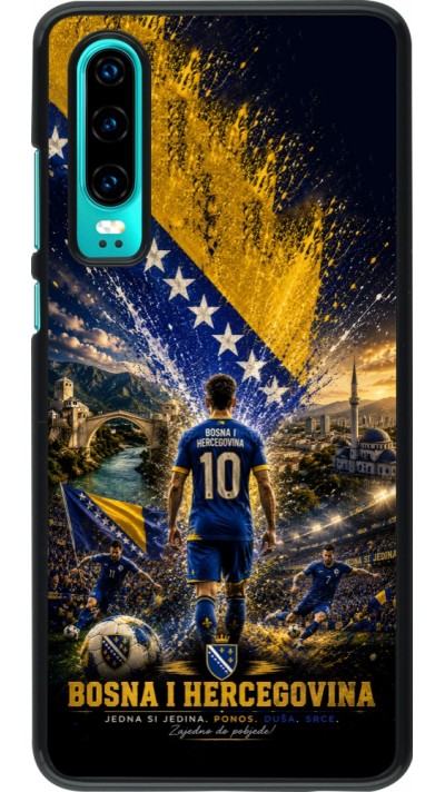 Huawei P30 Case Hülle - Fussball Bosnien und Herzegowina splash 2026