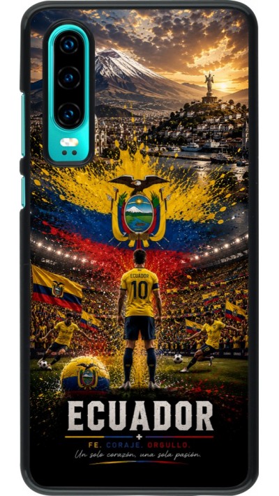 Huawei P30 Case Hülle - Fussball Ecuador splash 2026