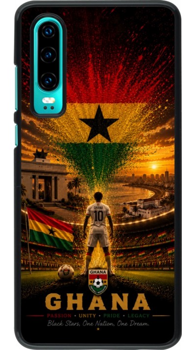 Huawei P30 Case Hülle - Fussball Ghana splash 2026