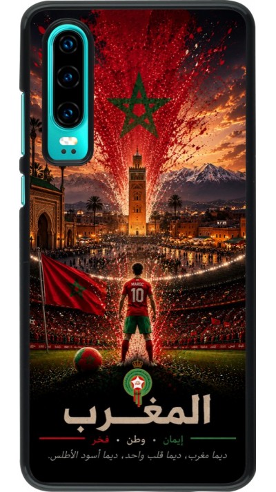 Huawei P30 Case Hülle - Fussball Marokko splash 2026