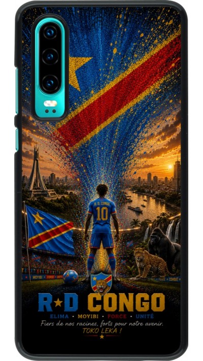Huawei P30 Case Hülle - Fussball Demokratische Republik Kongo splash 2026