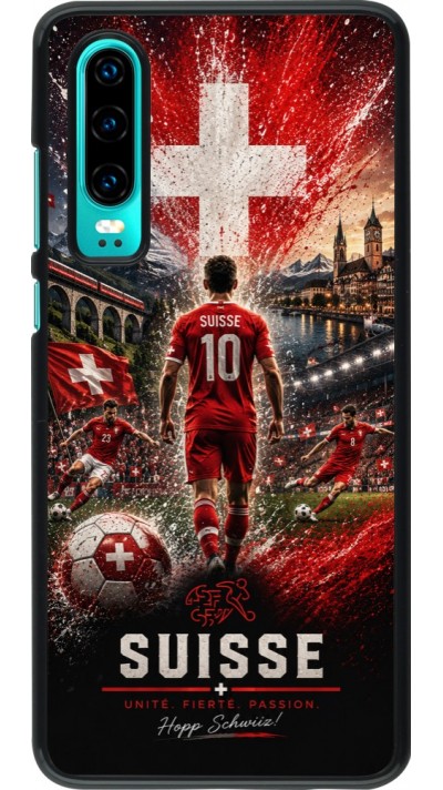 Huawei P30 Case Hülle - Fussball Suisse splash 2026