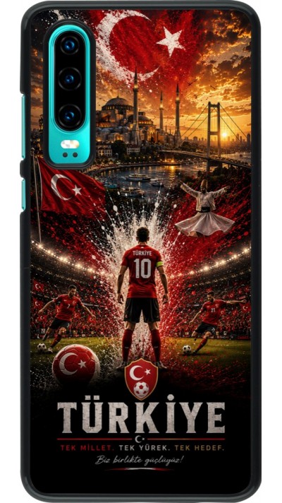 Huawei P30 Case Hülle - Fussball Türkei splash 2026