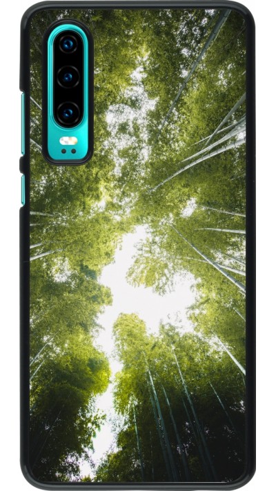 Huawei P30 Case Hülle - Spring 23 forest blue sky
