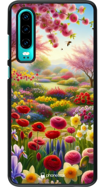 Huawei P30 Case Hülle - Frühling 25 Strauß Frühling