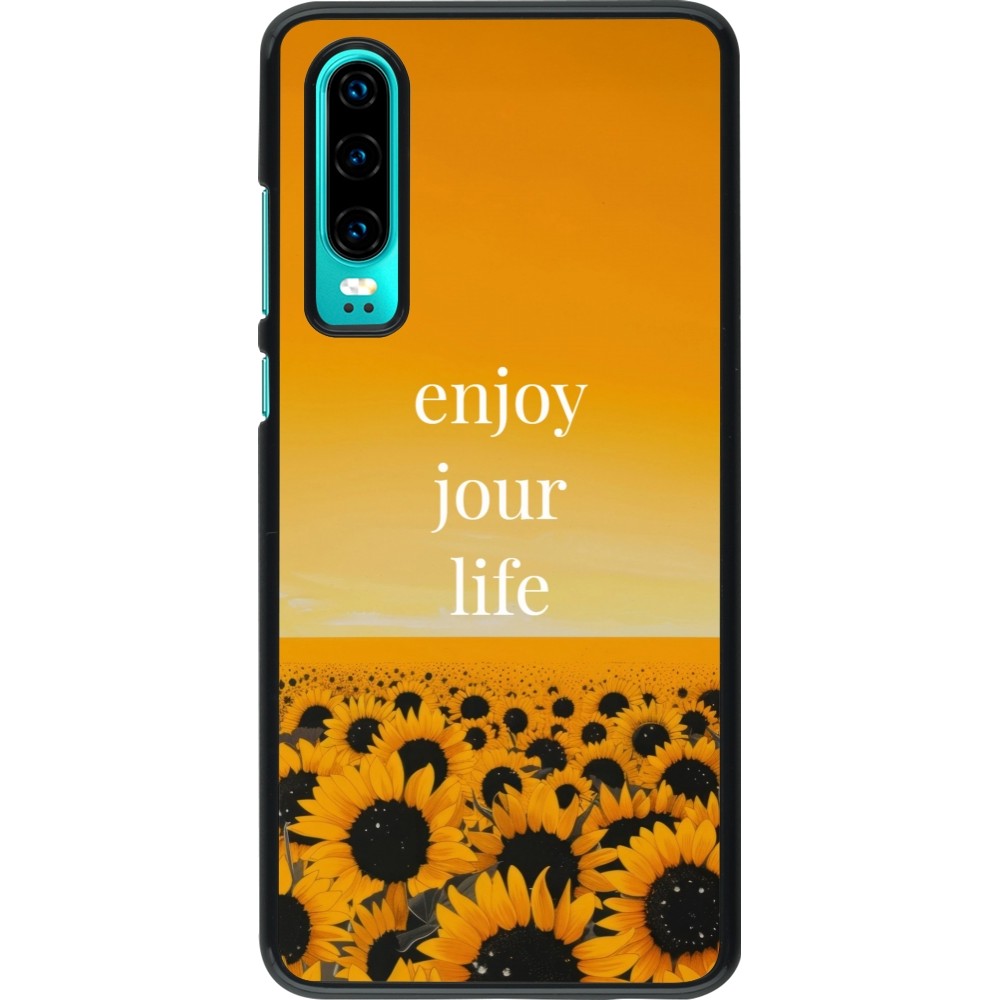 Huawei P30 Case Hülle - Summer 2025 Enjoy your life