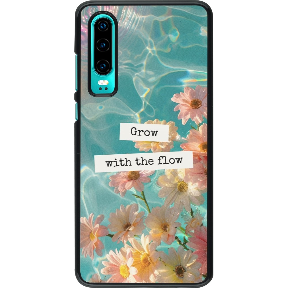 Huawei P30 Case Hülle - Summer 2025 Grow with the flow