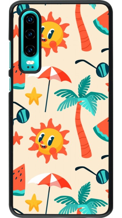 Huawei P30 Case Hülle - Summer 2025 Pattern soleil