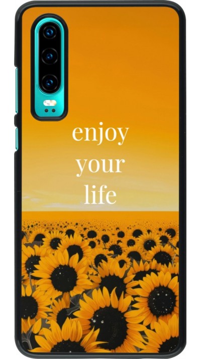 Huawei P30 Case Hülle - Summer 2026 Enjoy your life