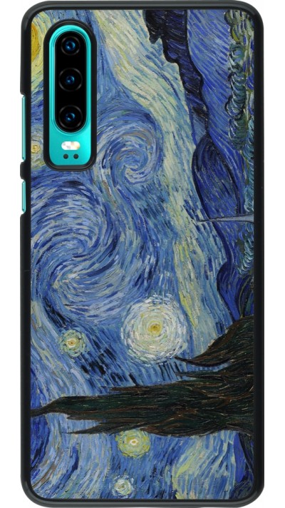 Huawei P30 Case Hülle - Kunstbild - Sternennacht - Van Gogh