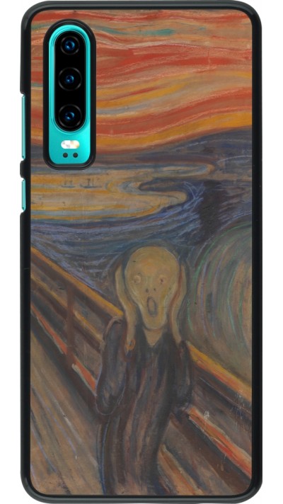 Huawei P30 Case Hülle - Kunstbild - Der Schrei - Edvard Munch