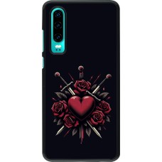Coque Huawei P30 - Valentine 2024 gothic love