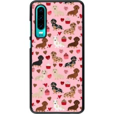 Coque Huawei P30 - Valentine 2024 puppy love