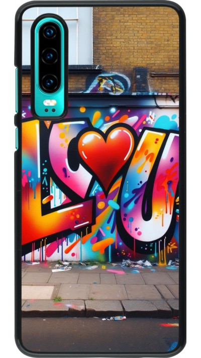 Coque Huawei P30 - Valentine 2025 Love U Tag