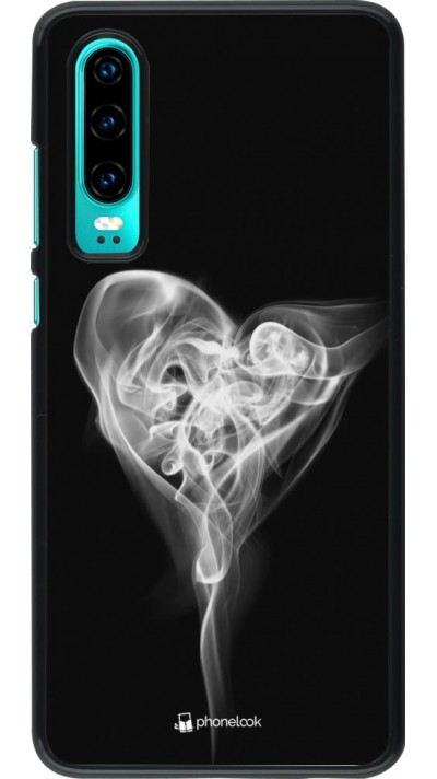Hülle Huawei P30 - Valentine 2022 Black Smoke