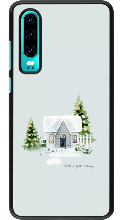 Huawei P30 Case Hülle - Winter 25 Cosy House
