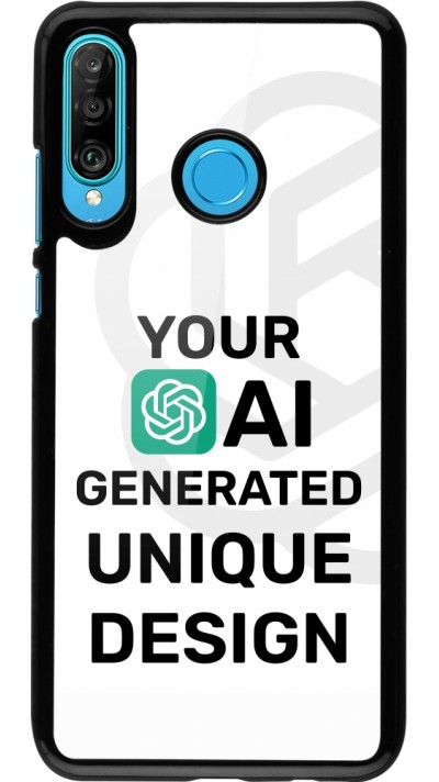 Huawei P30 Lite Case Hülle - 100% einzigartig erstellt dank Deiner Kreativität und künstlicher Intelligenz (KI)