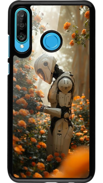 Coque Huawei P30 Lite - Astronaut flowers 2025