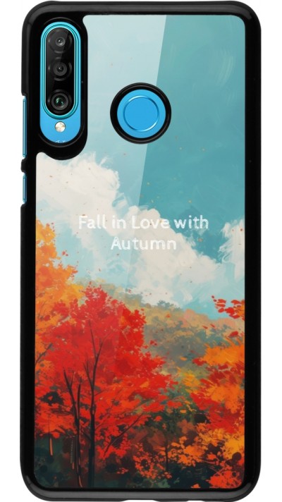 Huawei P30 Lite Case Hülle - Autumn 25 Fall in love