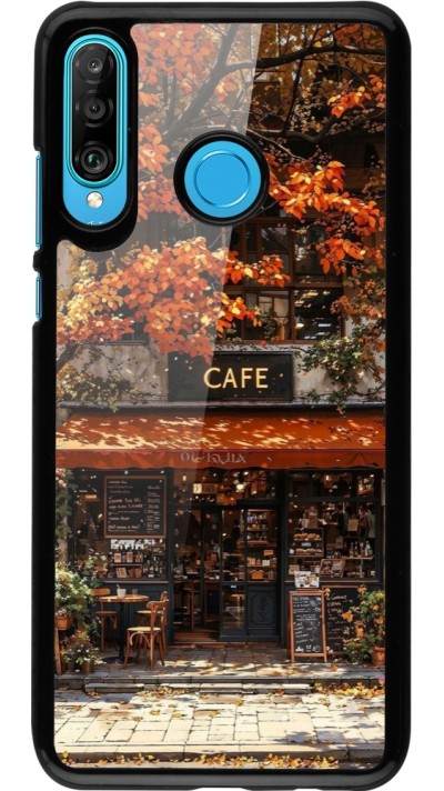 Huawei P30 Lite Case Hülle - Autumn 25 Coffee shop