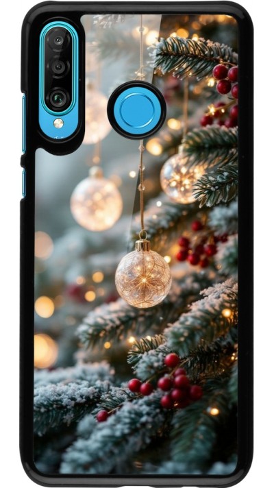 Huawei P30 Lite Case Hülle - Christmas 25 Xmas Decorated Tree
