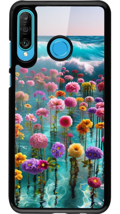 Coque Huawei P30 Lite - Flower sea waves