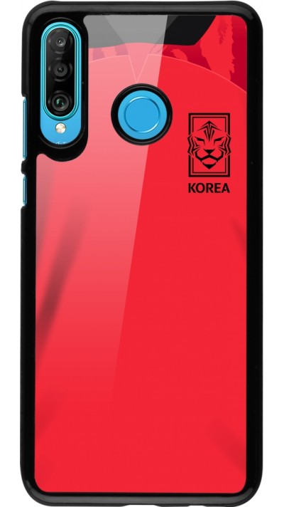 Huawei P30 Lite Case Hülle - Südkorea 2022 personalisierbares Fussballtrikot