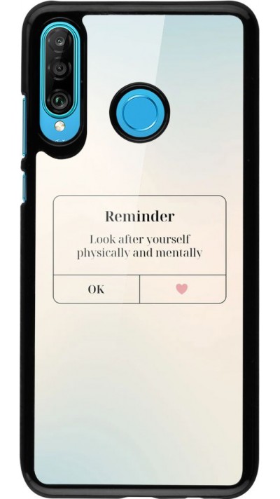Hülle Huawei P30 Lite - Reminder Look after yourself