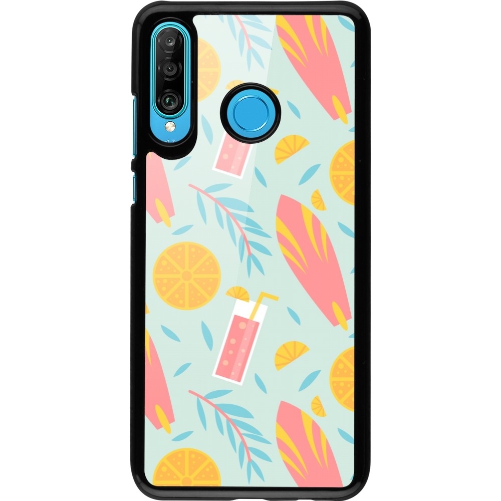 Huawei P30 Lite Case Hülle - Summer 2025 Pattern citron