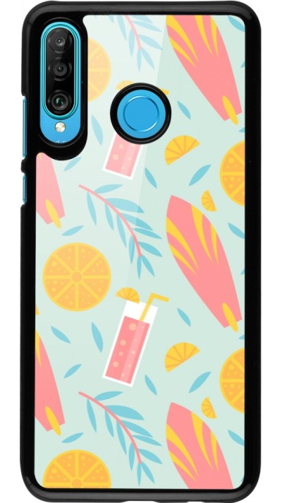 Huawei P30 Lite Case Hülle - Summer 2025 Pattern citron