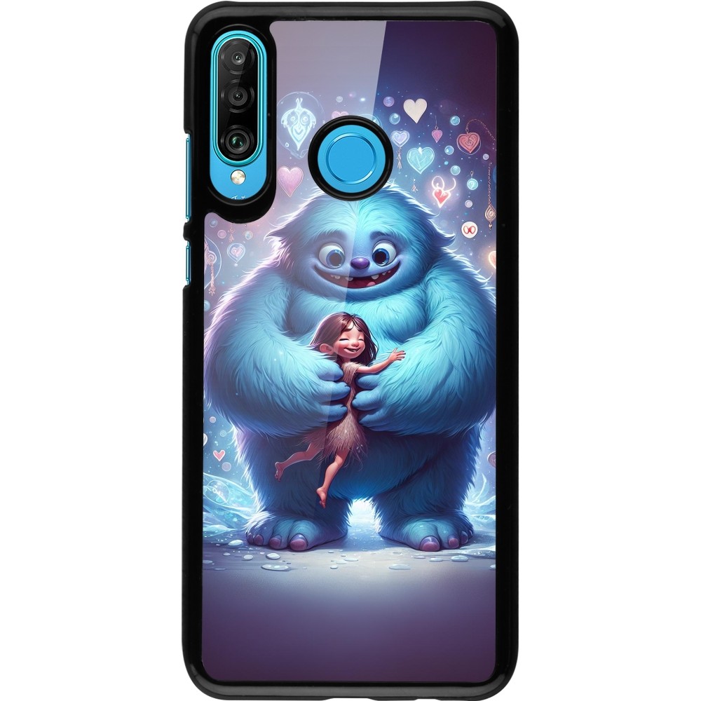 Huawei P30 Lite Case Hülle - Valentin 2024 Flauschige Liebe