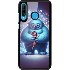 Huawei P30 Lite Case Hülle - Valentin 2024 Flauschige Liebe