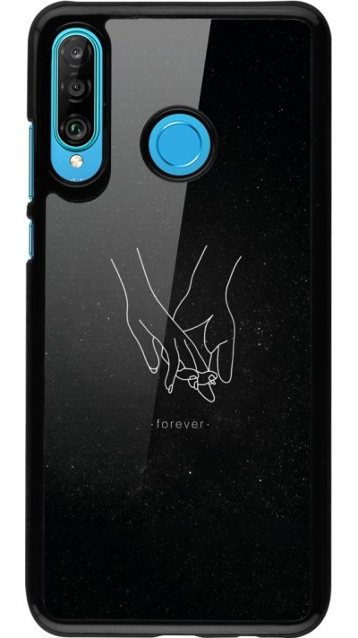 Coque Huawei P30 Lite - Valentine 2023 hands forever