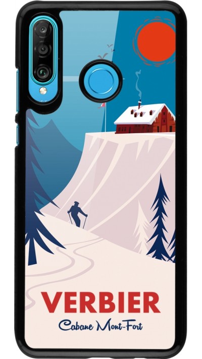 Coque Huawei P30 Lite - Verbier Cabane Mont-Fort