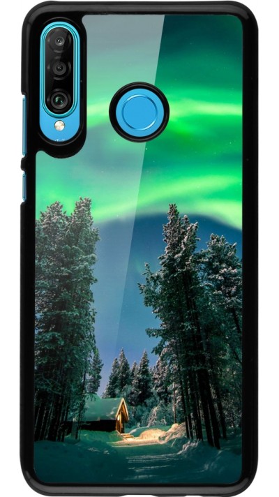 Coque Huawei P30 Lite - Winter 22 Northern Lights