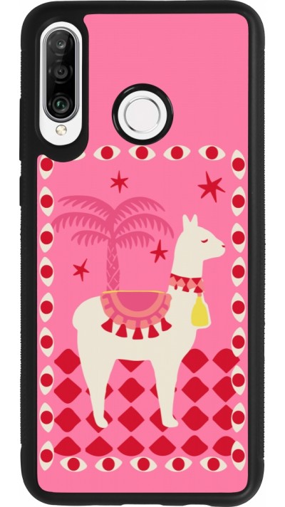 Huawei P30 Lite Case Hülle - Silikon schwarz Alpaca 2026