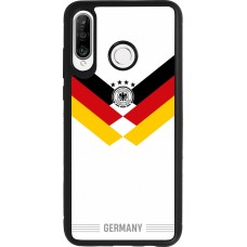 Huawei P30 Lite Case Hülle - Silikon schwarz Deutschland 2026 personalisierbares Fussballtrikot