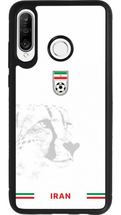 Huawei P30 Lite Case Hülle - Silikon schwarz Iran 2026 personalisierbares Fussballtrikot