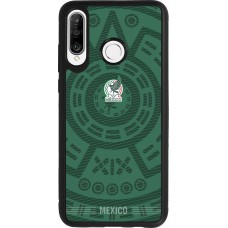 Huawei P30 Lite Case Hülle - Silikon schwarz Mexiko 2026 personalisierbares Fussballtrikot