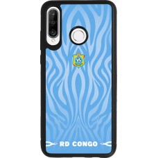 Huawei P30 Lite Case Hülle - Silikon schwarz Demokratische Republik Kongo 2026 personalisierbares Fussballtrikot