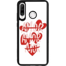 Coque Huawei P30 Lite - Silicone rigide noir Saint Valentines Day 26 Amor