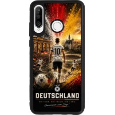 Huawei P30 Lite Case Hülle - Silikon schwarz Fussball Deutschland splash 2026