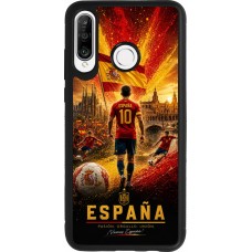 Huawei P30 Lite Case Hülle - Silikon schwarz Fussball Espanien splash 2026
