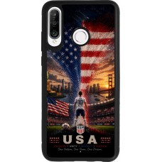 Huawei P30 Lite Case Hülle - Silikon schwarz Fussball Vereinigten Staaten splash 2026