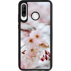 Huawei P30 Lite Case Hülle - Silikon schwarz Cherry tree 2026