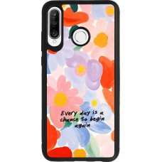 Huawei P30 Lite Case Hülle - Silikon schwarz Every day is a chance 2026