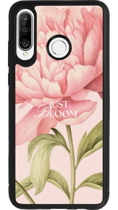 Huawei P30 Lite Case Hülle - Silikon schwarz Just Bloom 2026