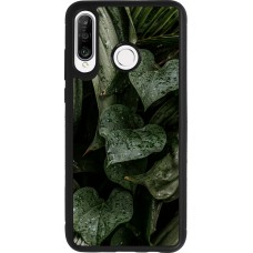 Huawei P30 Lite Case Hülle - Silikon schwarz Spring 23 fresh plants