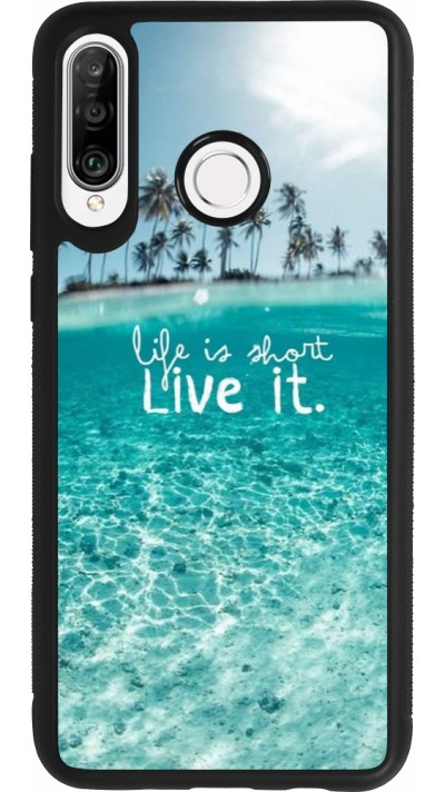 Huawei P30 Lite Case Hülle - Silikon schwarz Summer 18 24